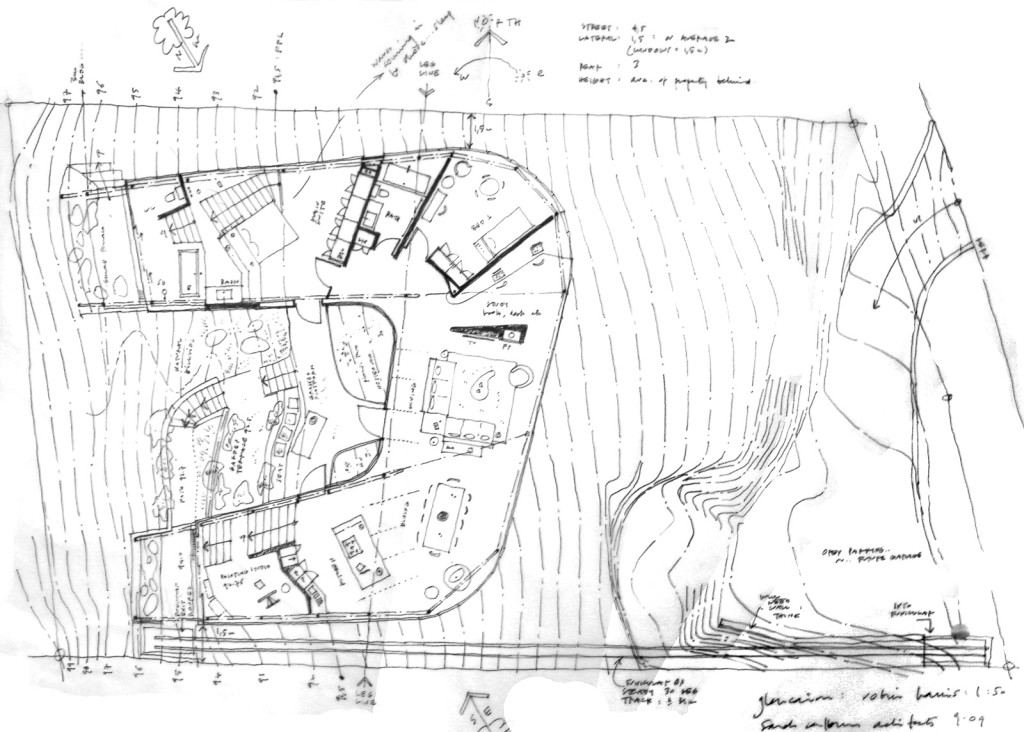 Loop House Layout Loop House – Sarah Calburn Architects